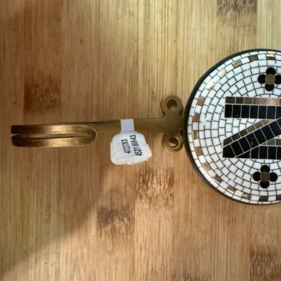 NWT - Anthropologie Bistro Tile Monogram Hook – Letter N - Picture 9 of 16